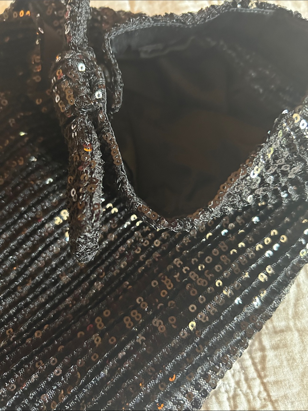 Black Sequin Women's st. John pants, The Devil wears Prada 2.style. - Picture 5 of 7